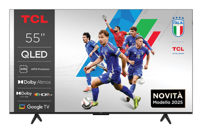 TV TCL QLED 55", 4K, 120Hz, i zi