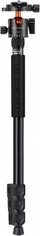 Tripod alumini K&amp;F Concept 90, 2.3m, kolonë horizontale, monopod i kthyeshëm