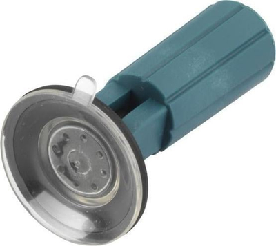 Kupë thithëse Wolfcraft 5499000, për llampa halogjene, plastike, e zezë