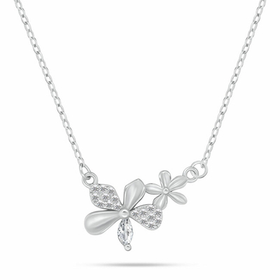 Varëse për femra Brilio Silver Flowers with Zircons NCL172W, e argjendtë