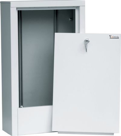 Kabinet sipërfaqësor Sigma Li SZN-1, për 4 qarqe, 350x585x145mm, i bardhë