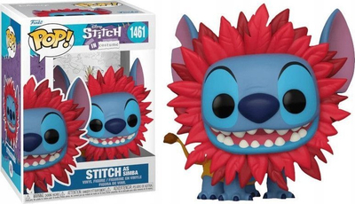 Figurine Funko Pop Disney Stitch Costume Simba, 9cm, vinil, shumëngjyrëshe