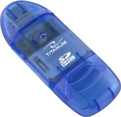 Esperanza Titanum TA101B Читач на картички USB 2.0, Blue