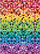 Folder A4+ PIXI Rainbow, karton 350 g, me llastik, me ngjyra nga të gjitha