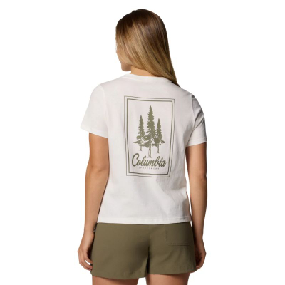 Блуза Columbia Rolling Bend Graphic SS Tee W, памук полиестер, беж