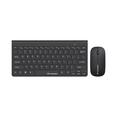 Set tastjere dhe mausi Wozinsky WZKM-078, wireless 2.4 GHz, layout US International ISO, i zi