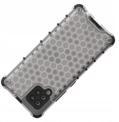 Mbrojtëse telefoni Honeycomb Armored për Samsung Galaxy A42 5G, kornizë elastike, transparente
