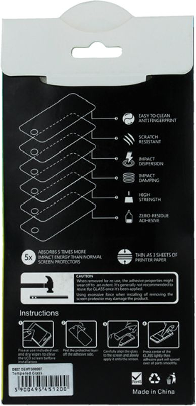 Xham mbrojtës Tempered Glass për Samsung Galaxy A7 2018, 0.3mm, transparent