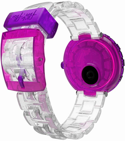 Orë dore Swatch Flik Flak Swirly Glitter ZFCSP034