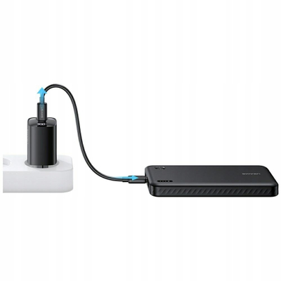 Powerbank USAMS PB83, 10000mAh, 2xUSB USB C, e bardhë