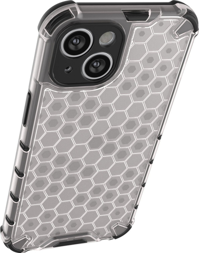 Mbrojtëse telefoni Hurtel Honeycomb, iPhone 14 Plus, hibrid e blinduar, e kaltër