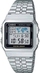 Orë dore Casio A500WA-1, quartz, digjitale, çelik inox argjendi