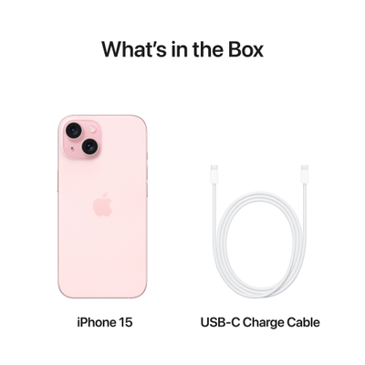 Apple iPhone 15, 128GB, Pink