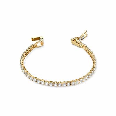 Byzylyk për femra Swarovski, i artë