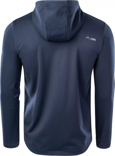 Xhaketë softshell për burra Elbrus Ifaro Polartec, me kapuç, WINDBLOC, blu e errët