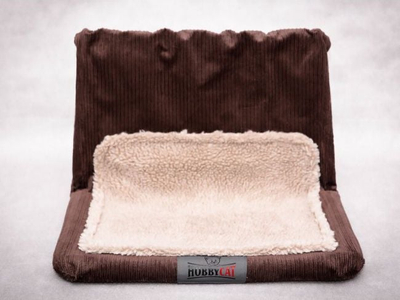 Shtrat për radiator Hobbydog Hammock, grep trekëndësh, për mace dhe qen të vogël, bezhë