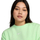 Bluzë Nike Sportswear Phoenix Fleece për goca, oversize, XLarge, jeshile Vapor
