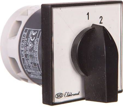 Ndërprerës rrotullues Elektromet Cam switch stair 1-2 3P 12A, IP65