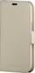 Kapak libri dbramante1928 New York për iPhone 15, me karta, bezhë “sand”