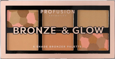 Paletë bronzeri Profusion Bronze & Glow, 6 nuanca, 15.6g