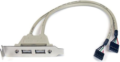 Adapter StarTech 2 porta USB A, low profile, i zi