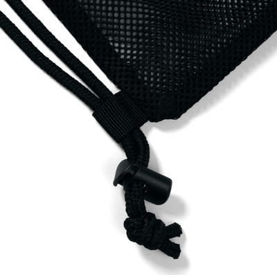 Çantë rrjete noti Classic Mesh Bag, madhësi e madhe, material rrjetë, e zezë