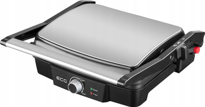 Grill kontakti EKG ECGKG100, 2000W, 3 pozicione pune, inox