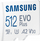 Kartë microSD Samsung EVO Plus 2021 MicroSDXC (MB-MC512KA/EU), 512 GB, e bardhë