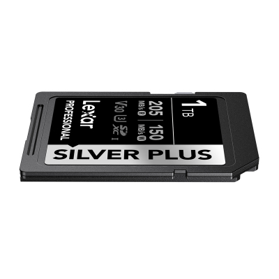 Kartë memorie Lexar Professional SDXC Silver Plus, 1TB, UHS-I, e zezë