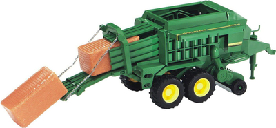 Lodër automjet Bruder John Deere Big Balepress, i gjelbër