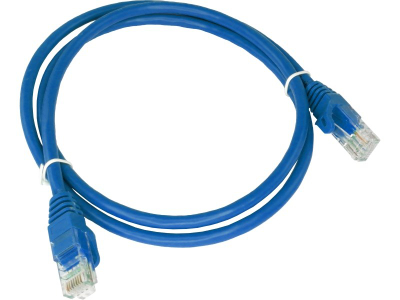 Kabllo patch a-lan KKU5NIE0.25, UTP Cat 5e, 0.25m, blu x10