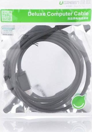 Kabllo Ugreen DisplayPort në HDMI, 1.5m, 4K, e zezë