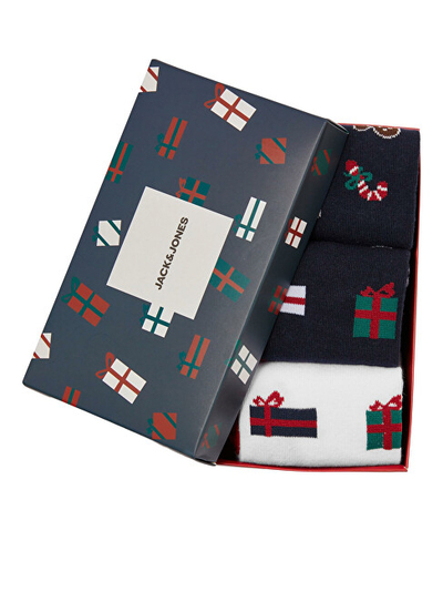 Set qorapesh për meshkuj Jack&Jones, 3 copë, shumëngjyrëshe