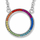 Qafore për femra CRYSTalp Rainbow Chakra 30394.MLT.E, e argjendtë/shumëngjyrëshe