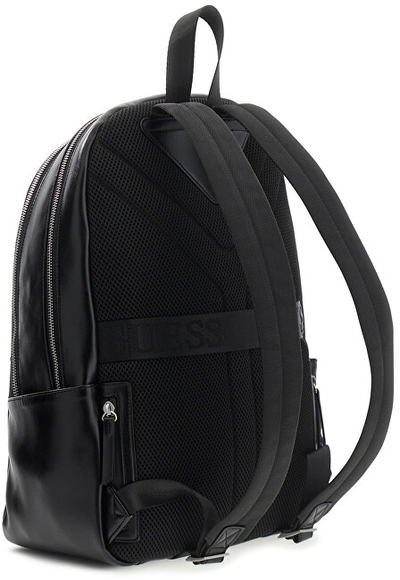 Çantë shpine Guess Torino Backpack, shumëndajëshe, elegante, bezhë