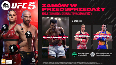 Lojë PS5 EA Sports UFC 5, lojë me sporte luftarakë
