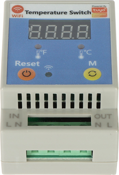 Ndërprerës smart me Wi Fi ATLO TS3 TUYA, matje temperature, Tuya Smart, gri