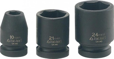 Çelës dops për makina Teng Tools 1/2", 25 mm, i zi