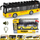 Lodër autobus Woopie Double-Decker, me drita dhe tinguj, dyer që hapen, i verdhë