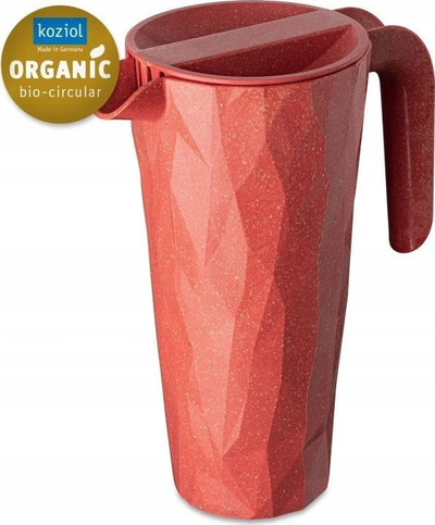 Karafë Koziol CLUB PITCHER Superglas, 1.5L, me kapak, korale