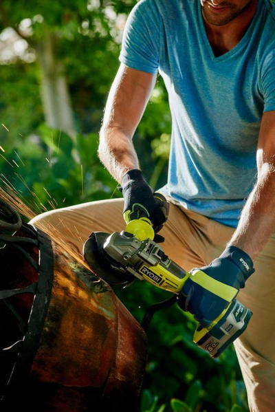 Makinë mprehëse Ryobi 18V Li-Ion 125mm (R18AG7-0)	 