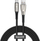 Kabllo Baseus (CATSD-N01), USB-A - USB-C, 2 m, e zezë