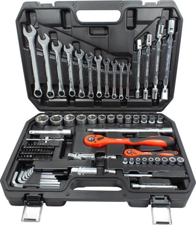 Set veglash DISEN 1089, 89 copa, 1/4" dhe 1/2", në kuti plastike