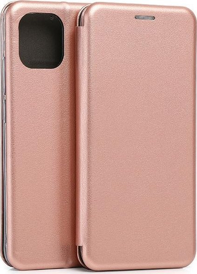 Kapak libri Beline për Xiaomi Redmi A2, magnetik, pink gold