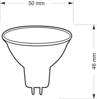 Llambë halogjene MR16, 35W, 12V, GU5.3