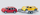 Lodër makinë me rimorkio Siku Car with Trailer, shkall 1:55, metal plastike, gri