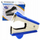 Heqës kapësesh metalik Office Tool, dorezë plastike, blu