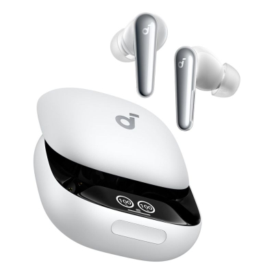Kufje true wireless Anker SoundCore Liberty 4 Pro NC, anulim zhurme, të bardha