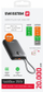 Надворешна батерија Swissten Voltbox 35W, 20000 mAh, кабел USB C и Lightning, црна