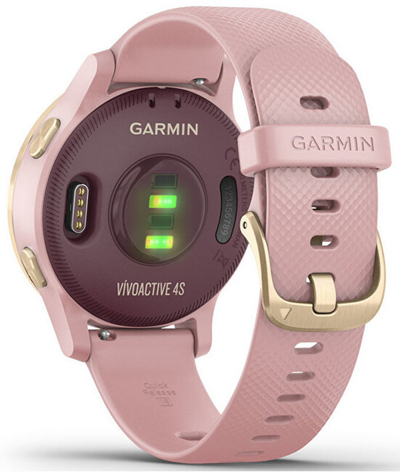 Orë e mençur Garmin VívoActive4S Light Gold / Pink 010-02172-33